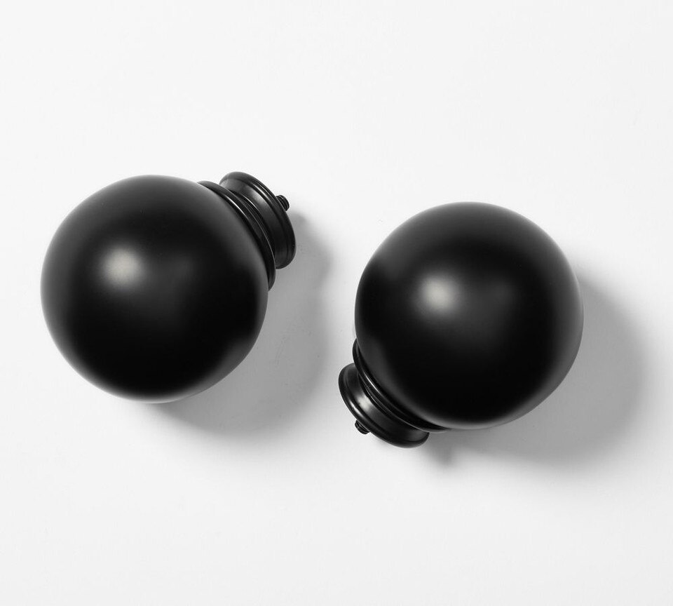 Antique Bronze Curtain Rod & Wall Bracket Pottery Barn Australia